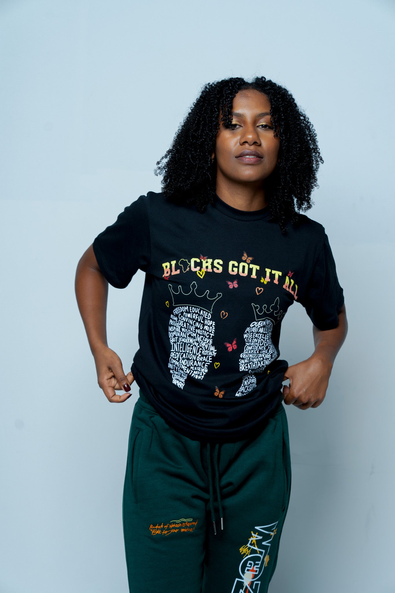 Wohzoh 'Blacks Got It All' Tee - Black