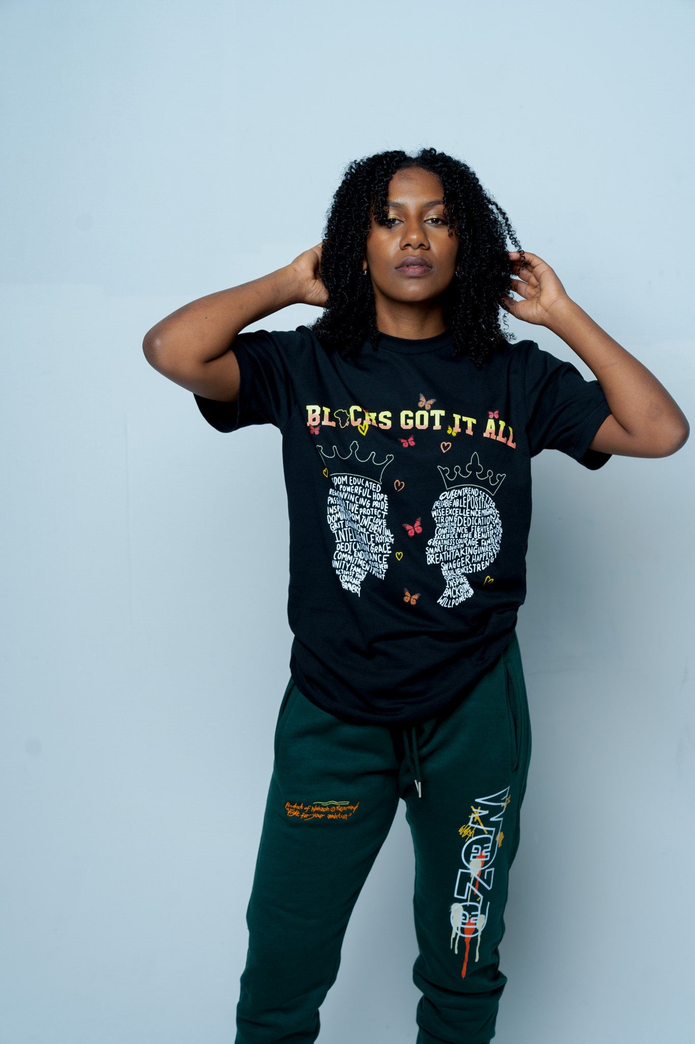 Wohzoh 'Blacks Got It All' Tee - Black