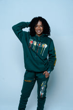 Wohzoh 'Fight For Your Ambition' Jogging Suit - Green