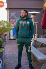 Wohzoh 'Fight For Your Ambition' Jogger - Green